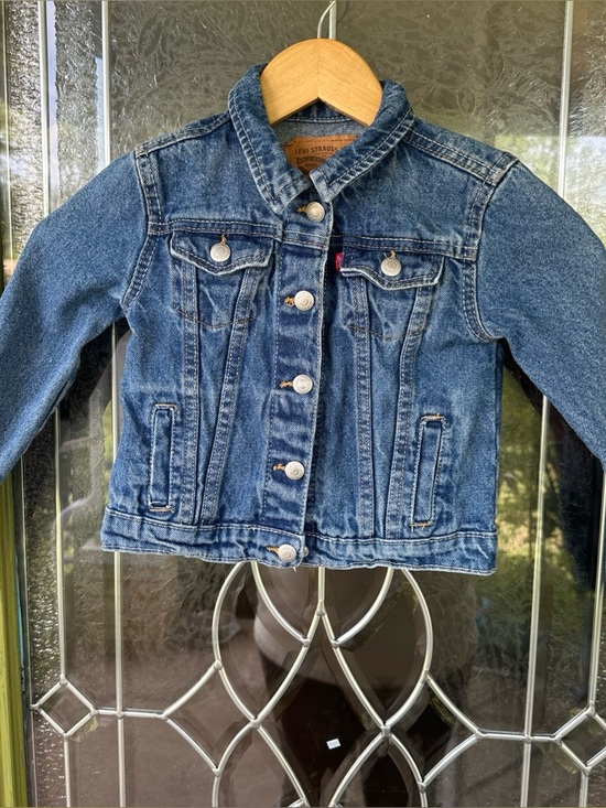 Levi's Other - Levi's Jacket Kids Size 4t Blue Denim Trucker Style